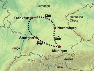 Pelo Norte e Leste de Trem 7 Dias de/a Frankfurt