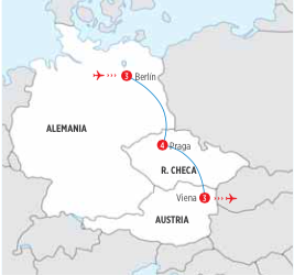 Gran Circuito por BERLIN, PRAGA Y VIENA de 10 DIAS salida JUEVES EN AUTOCAR 