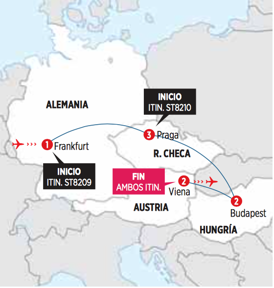 Circuito 11 dias FRANKFURT, BERLIN Y ESTE EUROPEO salida sabado en AUTOCAR fin en VIENA