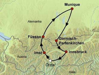 Caminhada leve pela Alemanha e Áustria