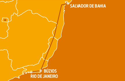 RIO DE JANEIRO • BÚZIOS • SALVADOR DE BAHIA