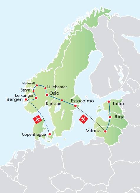 PAÍSES ESCANDINAVOS, NÓRDICOS E BÁLTICOS 