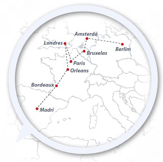 Circuito de 16 dias de ónibus EUROPA OCIDENTAL de Madri a Berlim, saídas quartas todo o ano