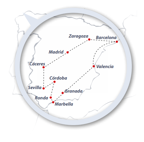 Andalucía y Costa Mediterránea