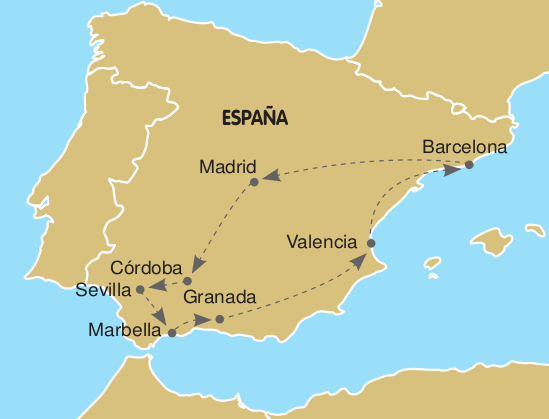 Andaluzia e Costa mediterranea