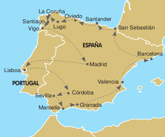 Espanha e Portugal 