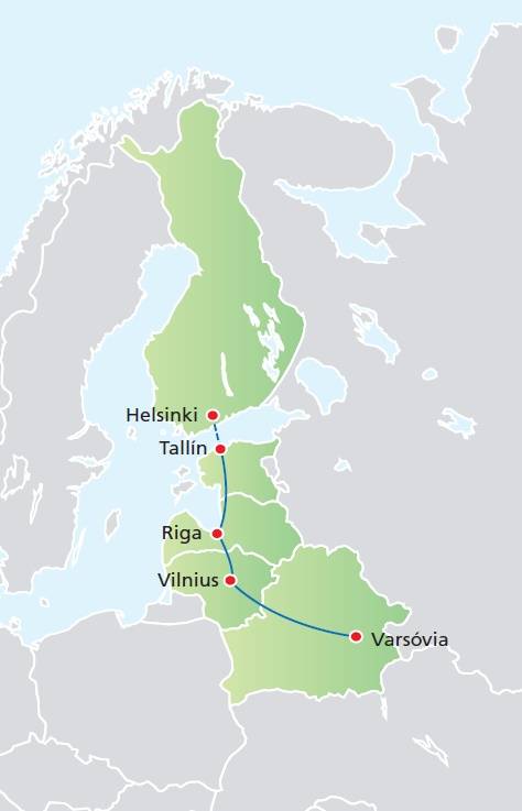 Circuito 11 dias, Polónia R, Bálticas e Finlândia,saídas sábados em Julho e Agosto