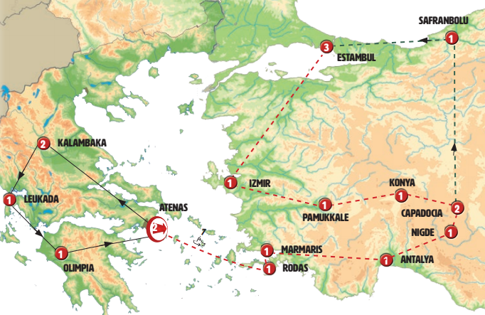 Clásicos de Grecia y Turquía 