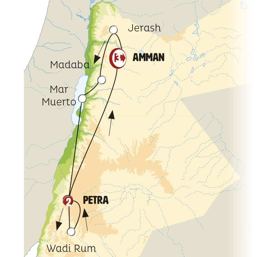 Jerusalem y Petra