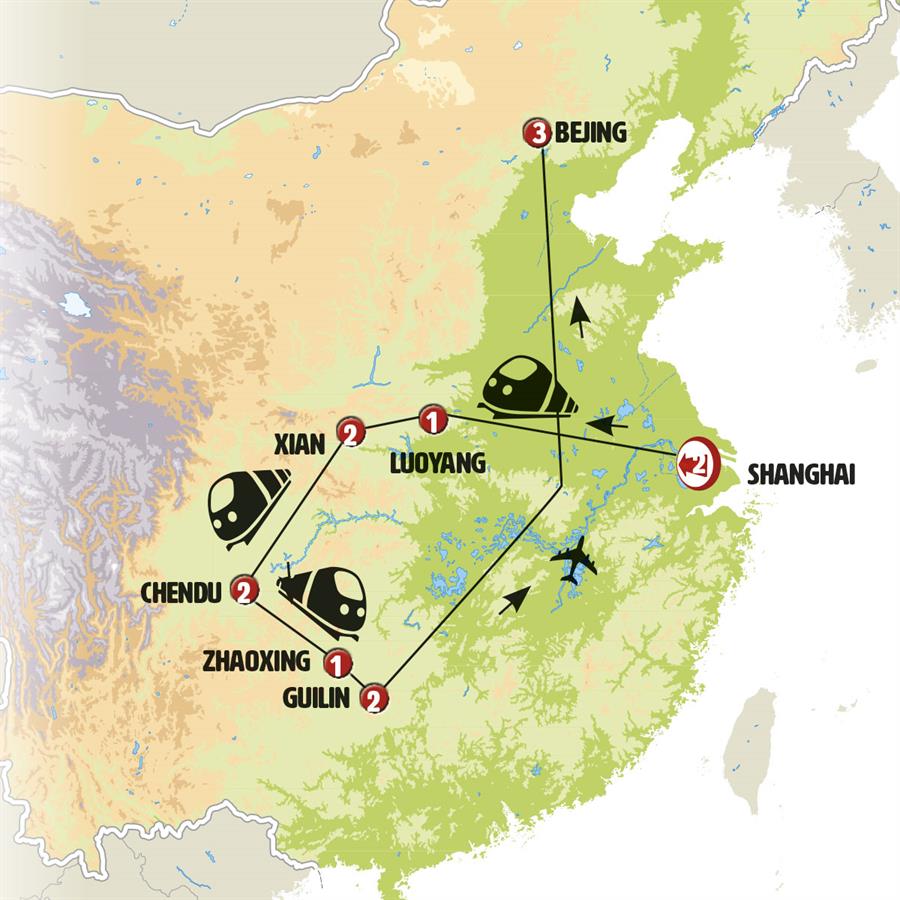 Descubre China con Chengdu y Guilin