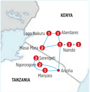 GRAN CIRCUITO LO MEJOR DE KENYA Y TANZANIA - MASAI MARA- SAFARI MANYARA. LOS MIERCOLES, DESDE NAIROBI  13 DIAS 12 NOCHES