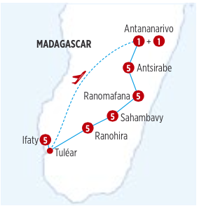 MADAGASCAR SUR ESPECTACULAR, recorrido de 11 días 10 noches