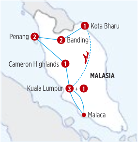 Gran Tour de Malasia, 11 días 2 comidas incluidas, salida desde Kuala Lumpur los DOMINGOS 