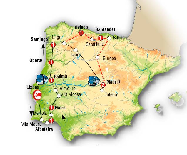 Roteiro ideal de 10 dias por Portugal e Espanha - 2023