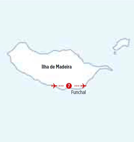 Roteiro de 8 dias, Madeira ao Completo, saídas Segundas de Junho a Setembro