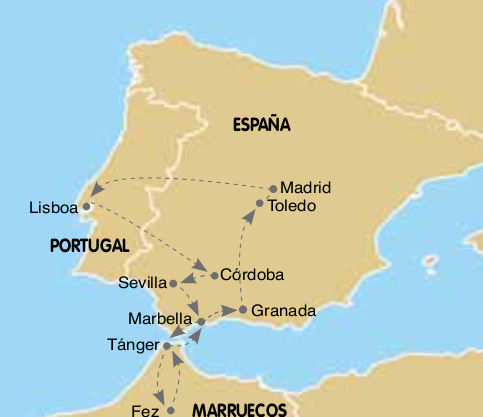 PORTUGAL, ANDALUZIA & MARROCOS