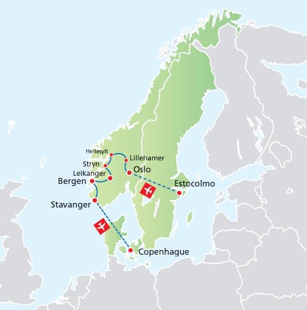 Viagem à Escandinávia: Suécia, Noruega e Dinamarca