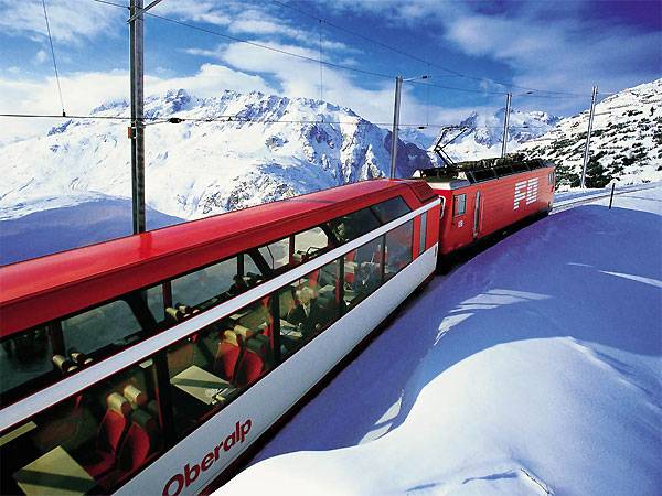 Montanhas Suíças e Glacier Express