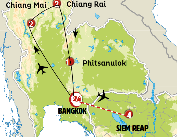 Tailandia a su Alcance y Camboya